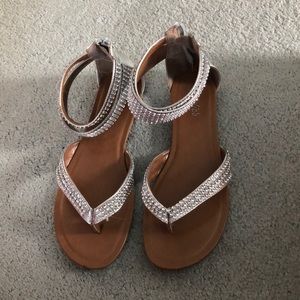 Sliver sandals